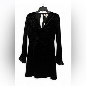 Highline Collective Black Velvet Dress